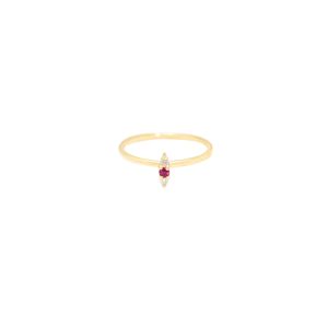 anika ring gold ruby diamonds alveare jewlery