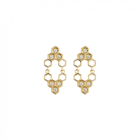 Honeycombs Mirall Earrings