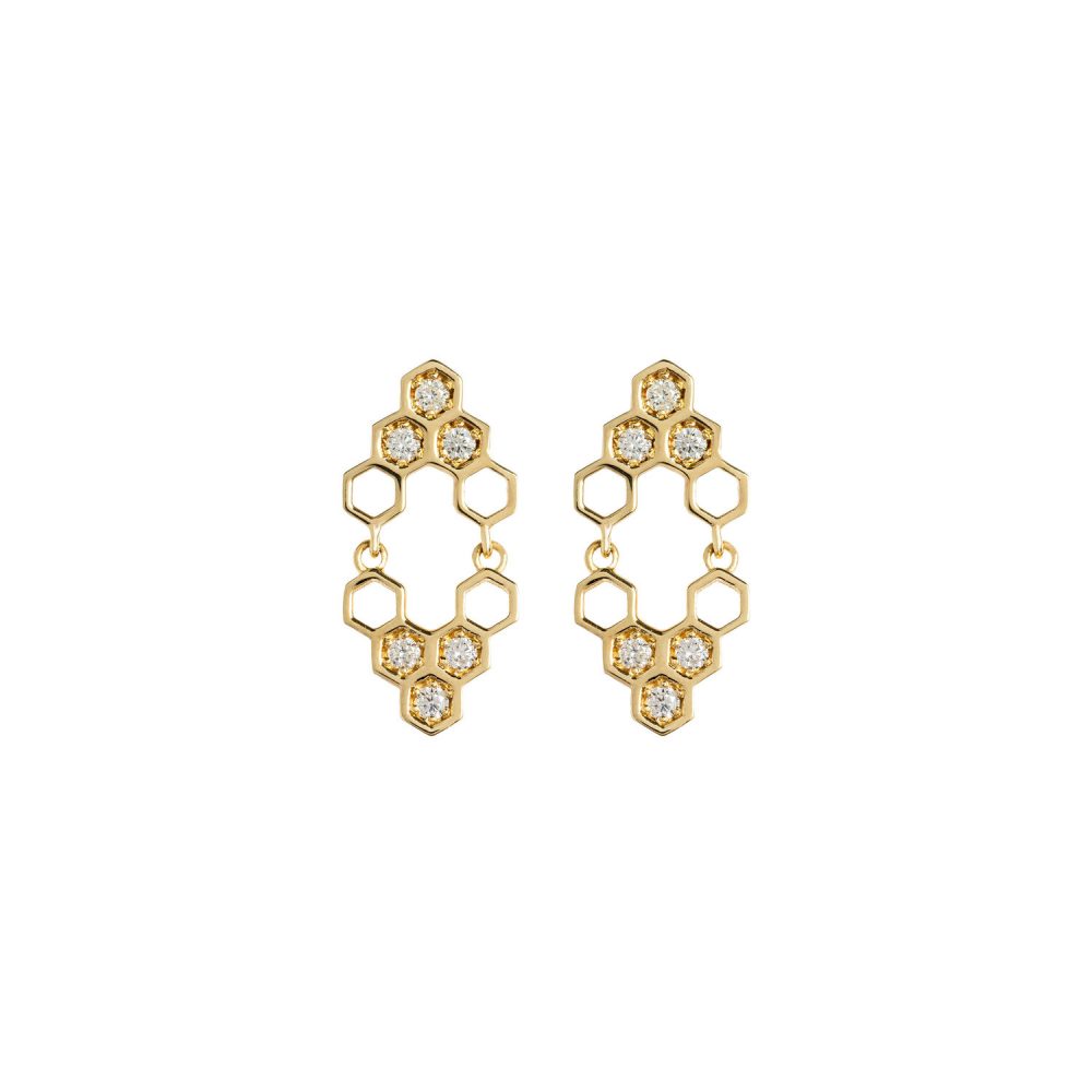 Honeycombs Mirall Earrings