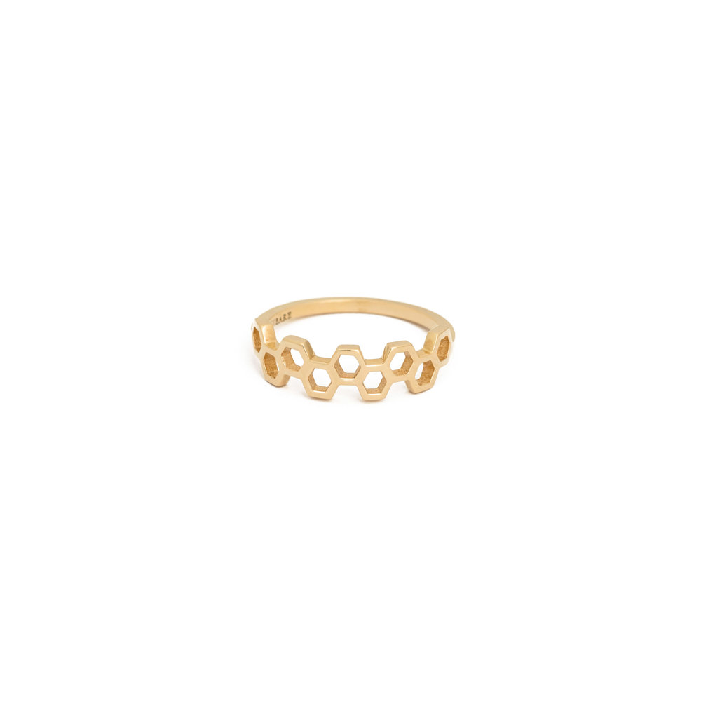 Honeycombs Apis Ring