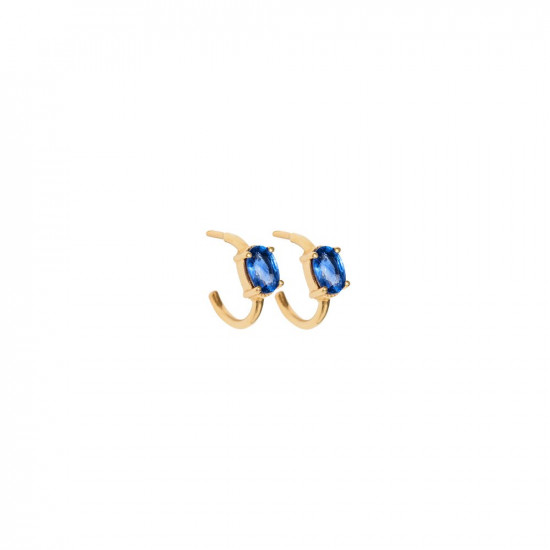 Astrum Chloe Small Hoops (Sapphires)