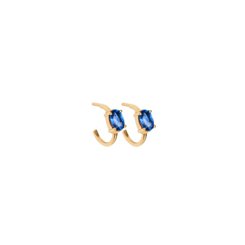 Astrum Chloe Small Hoops (Sapphires)