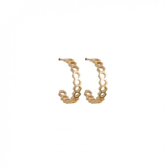 Honeycombs Honeycombs Small Hoops