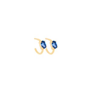 chloe small hoops emeralds gold alveare jewlery