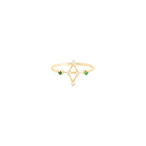 rigel ring white diamonds tsavarites alveare jewlery