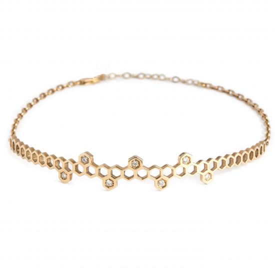 Honeycombs Honeycombs Crown Choker