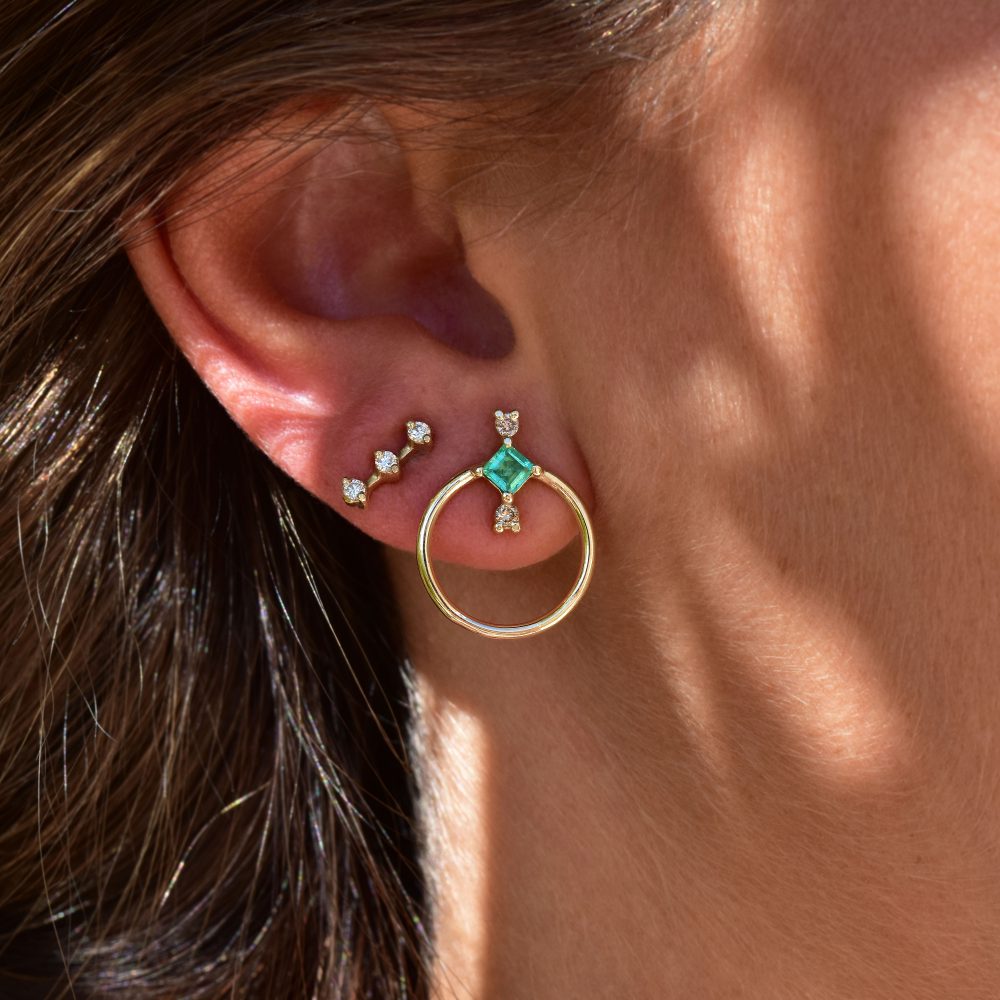 amira earrings emeralds diamonds gold