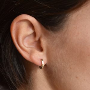 juno small hoops gold earrings