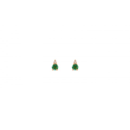 gia big earrings emeralds white diamonds gold