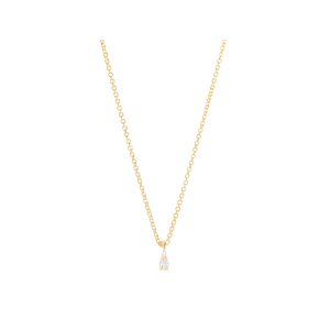 gia tiny necklace white diamonds gold