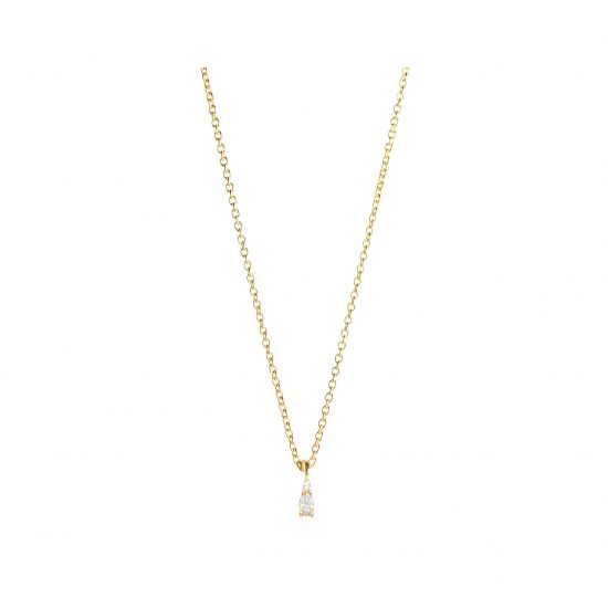 Astrum Gia Tiny Necklace (White Diamonds)