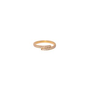 echo ring freya white diamonds gold