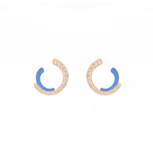 kali earrings echo white diamonds gold alveare jewelry