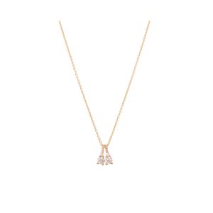 gia cluster necklace gia tiny white diamonds gold