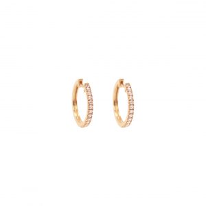 juno big hoops white diamonds gold