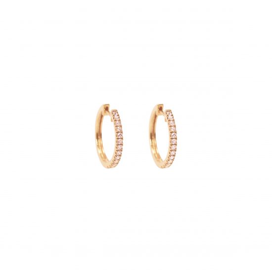 juno big hoops white diamonds gold