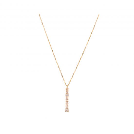 linearis necklace white diamonds astrum