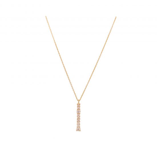 linearis necklace white diamonds astrum