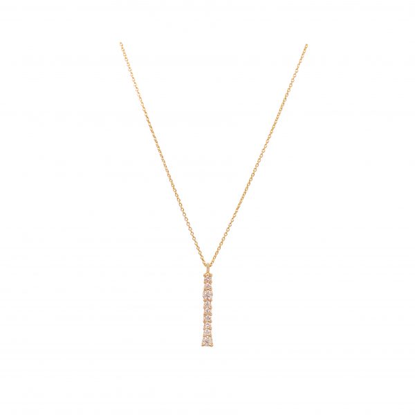 linearis necklace white diamonds astrum