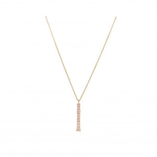 linearis necklace white diamonds astrum