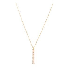 linearis necklace white diamonds astrum alveare jewelry