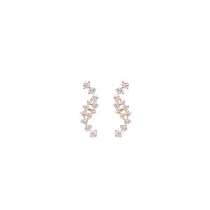 caldera novus earrings white diamonds gold alveare astrum jewelry