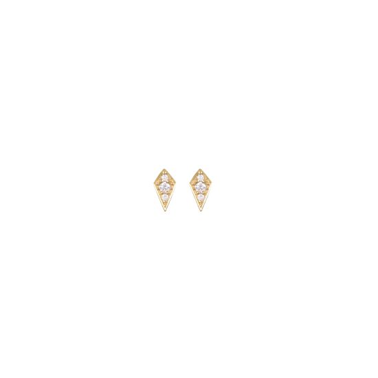 alveare jewelry echo kite earrings white diamonds gold