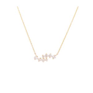 alveare necklace white diamonds gold jewelry caldera