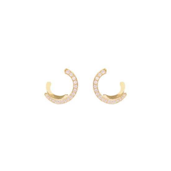 echo kali small white diamonds gold alveare jewelry