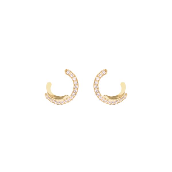 echo kali small white diamonds gold alveare jewelry