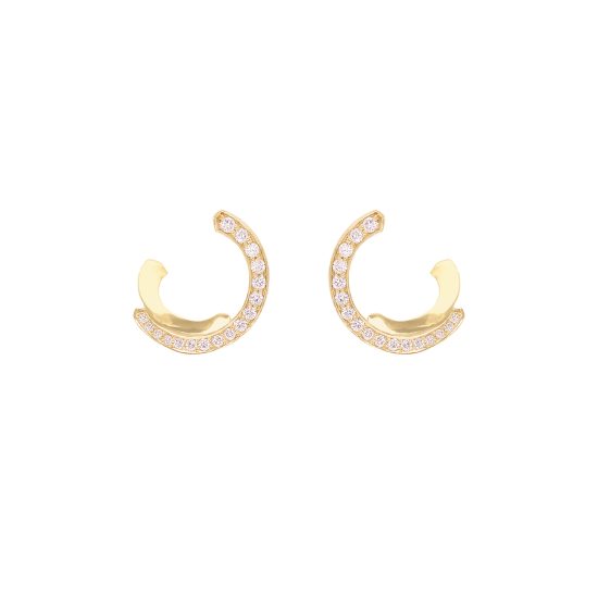echo kali small white diamonds gold alveare jewelry