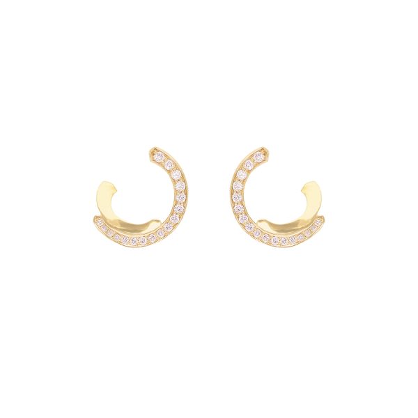 echo kali small white diamonds gold alveare jewelry