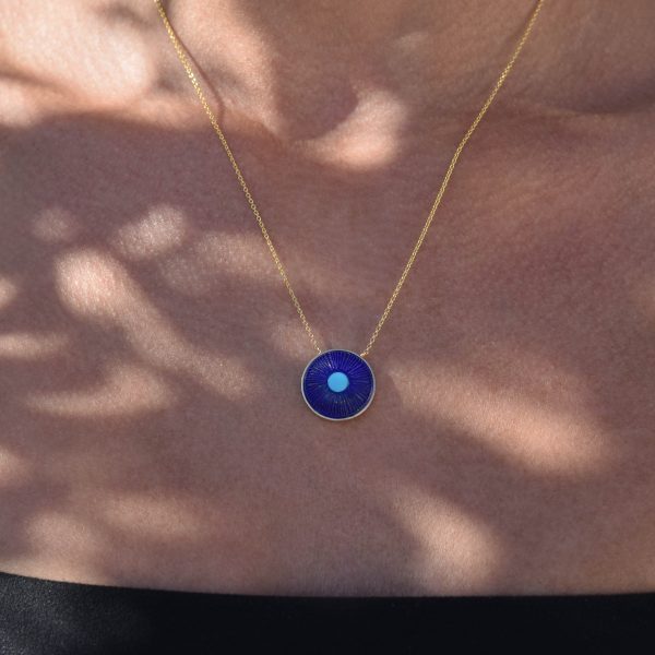 lapis lazuli turquoise necklace gold alveare jewelry