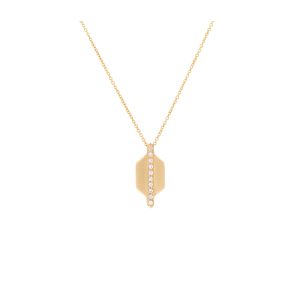 echo rhea necklace white diamonds gold alveare jewelry