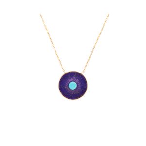 lapis lazuli turquoise necklace gold alveare jewelry