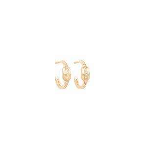 echo charis hoops earrings jewelry gold white diamonds alveare jewelry