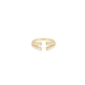 venice ring white diamonds gold alveare jewelry