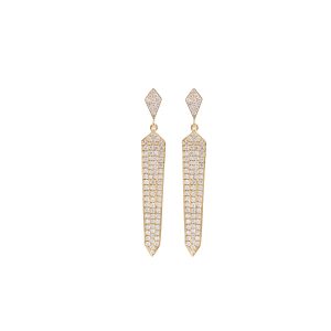 andarta earrings white diamonds gold alveare jewelry