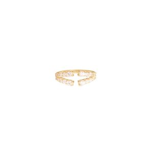 venice ring white diamonds gold alveare jewelry