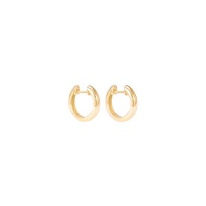 Emma Big hoops gold earrings alveare jewelry