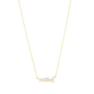 necklace white diamonds emeralds gold