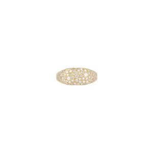 kayla ring white diamonds gold alveare jewelry